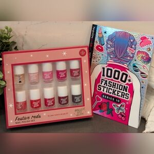 Nail Polish & Sticker Set